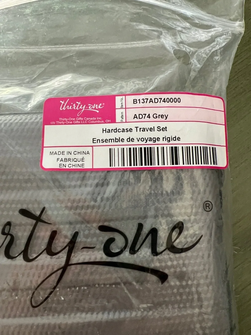 thirty-one hard case travel set